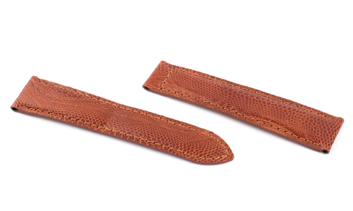 Horlogeband Monet Cognac - Leer - 17-16mm