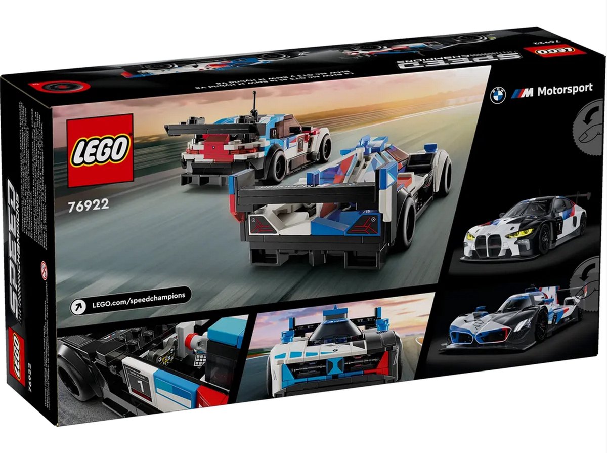 LEGO Speed Champions BMW M4 GT3 & BMW M Hybrid V8 racewagens - 76922 — afbeelding 21
