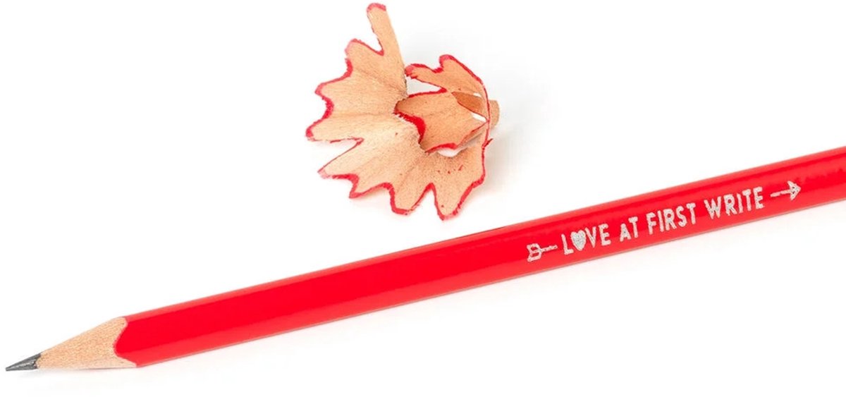 Heart shaped potlood - 1 stuk