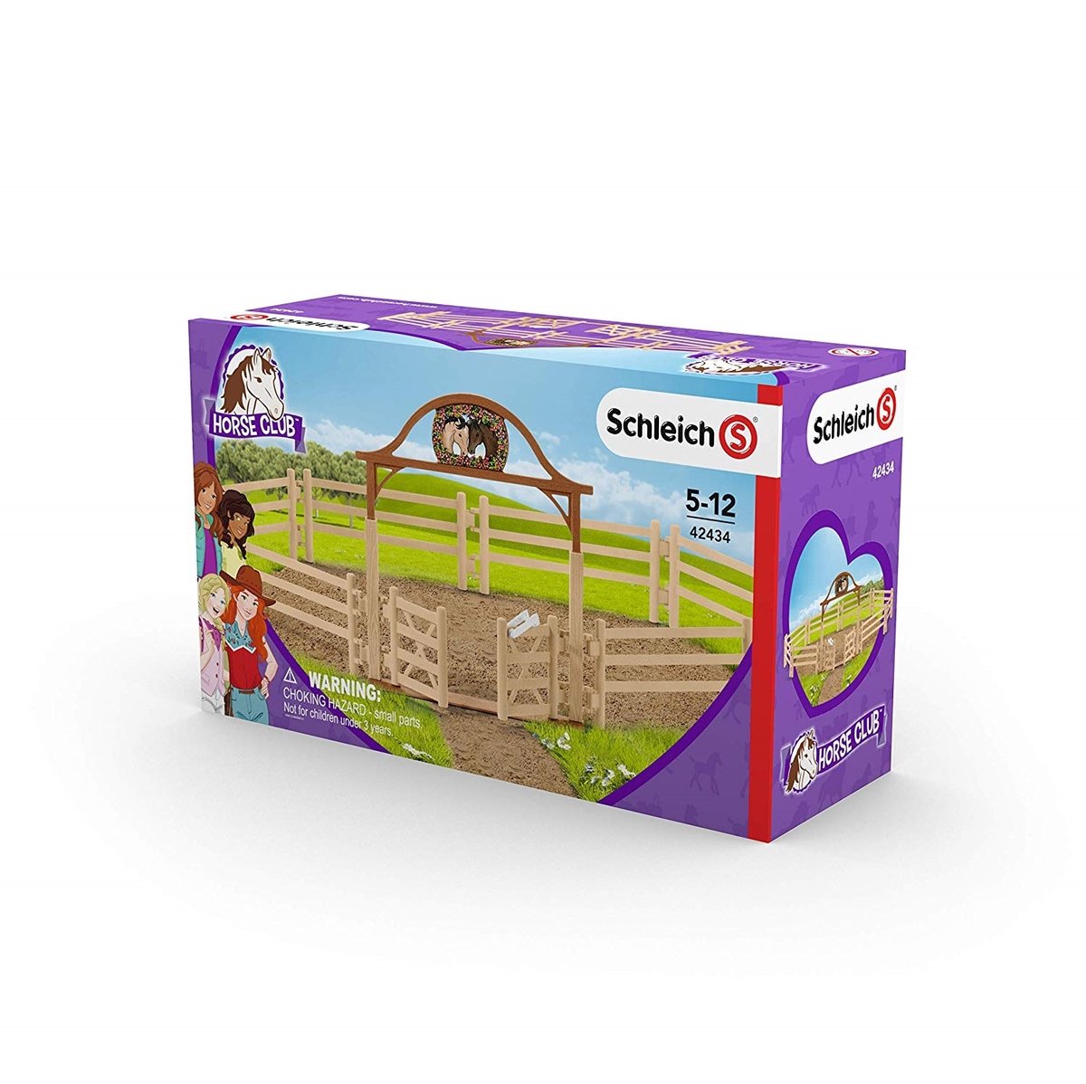schleich HORSE CLUB - Paardenwei met toegangspoort - Accessoires - Kinderspeelgoed voor Jongens en Meisjes - 5 tot 12 jaar - 42434 — afbeelding 13