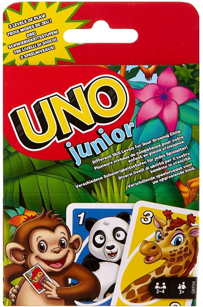Mattel Games UNO Junior 2.0 Kaartspel — afbeelding 3