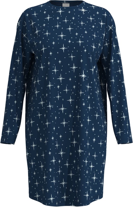 Heren nachthemd Leon lange mouwen slaapshirt M-3XL katoen shirt met