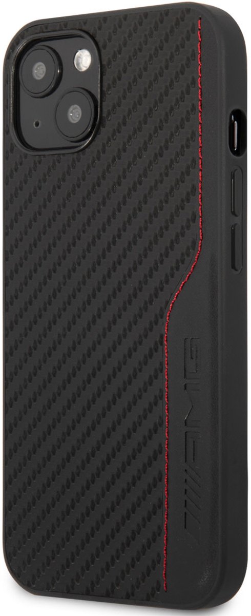 Mercedes-AMG Carbon Back Case voor Apple iPhone 14 (6.1") - Zwart