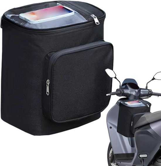 Foto: Stuurtas fiets scooter tas ook geschikt voor elektrische fiets en kinderwagen