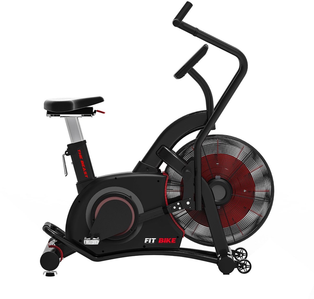 FitBike The Beast - Airbike - Fitness apparaten voor thuis - HIIT Trainer - Ergonomische handgrepen
