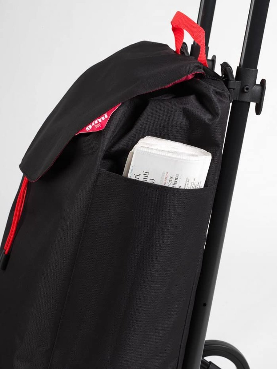 Polyester winkelwagen met trekkoord - 50 liter
