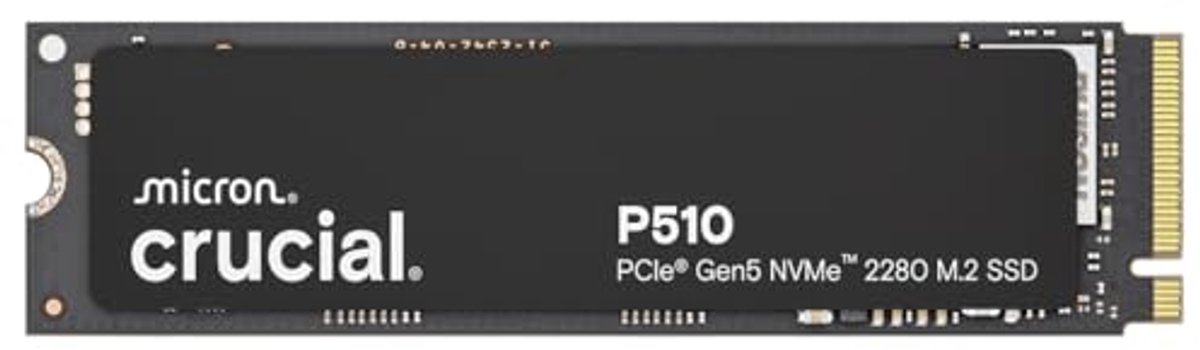 1TB PCIe 5.0 NVMe M.2 Interne SSD met hoge leessnelheid tot 11.000 MB/s