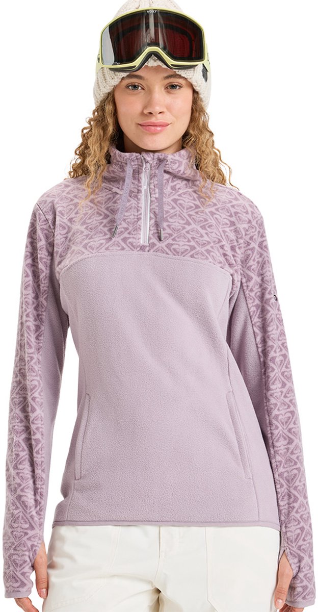 Roxy Sayna Fleece Met Halve Rits Vrouw Nirvana Roxygram Tonal