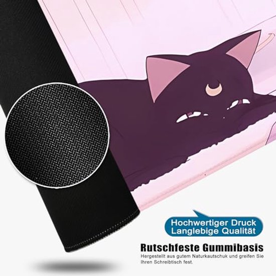Grote Roze Gaming Muismat - XL Bureaumat voor Professionele Gamers — afbeelding 5