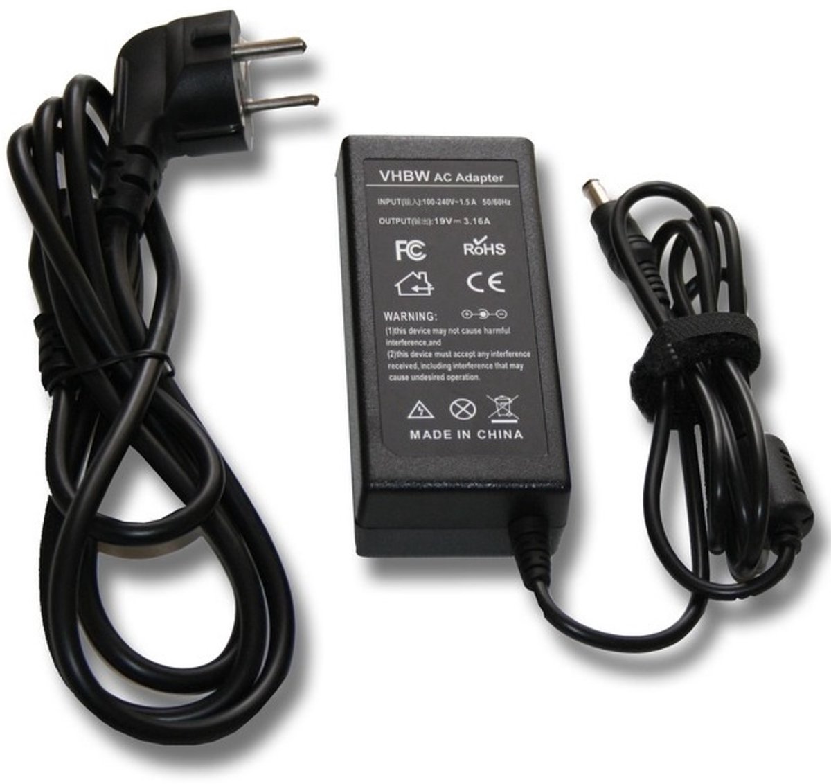 Notebook lader 19V / 3,16A / 60W - 5,5mm x 2,1mm voor o.a. Acer
