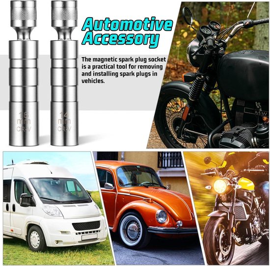 14mm 16mm Auto Bougiesleutel Verwijderingsgereedschap Universele Koppeling met Magneet Flexibele Dop 3/8 Sleutel Auto Reparatie Gereedschap kopen vanaf een prijs van 5.95 14mm 16mm Auto Bougiesleutel Verwijderingsgereedschap Universele Koppeling met Magneet Flexibele Dop 3/8 Sleutel Auto Reparatie Gereedschap kopen vanaf een prijs van 5.95