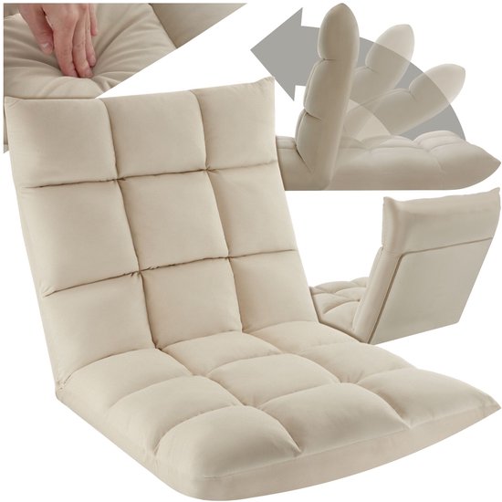 Tectake Relaxstoel XXL–Beige