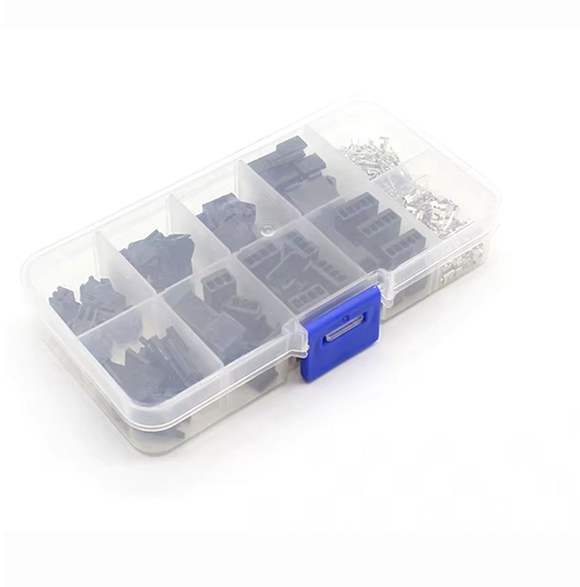 JST SM 2.54mm Connector Set – 200-delig – Male & Female – 2/3/4/5 Pins + Terminals – In Opbergdoos
