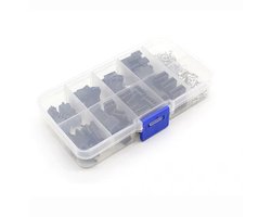 JST SM 2.54mm Connector Set – 200-delig – Male & Female – 2/3/4/5 Pins + Terminals – In Opbergdoos