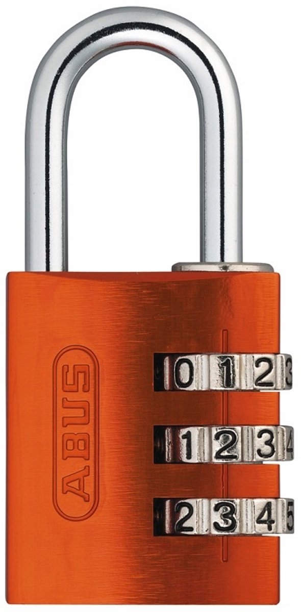 ABUS Cijferslot 30mm Oranje - Ideaal voor Sportkluisjes