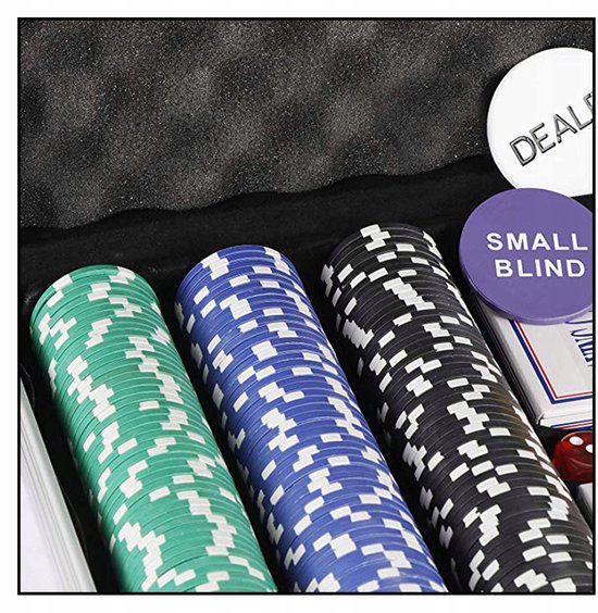 Pokerset - 300 Chips - Inclusief Koffer - Poker