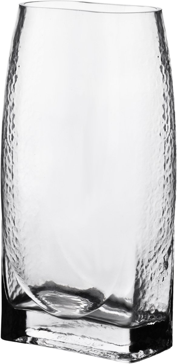 Serenite Vaas 13x7x27,5cm - Elegante Glazen Decoratie