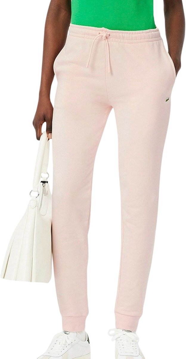 Lacoste Fleece Joggingbroek Dames 42 Lichtroze