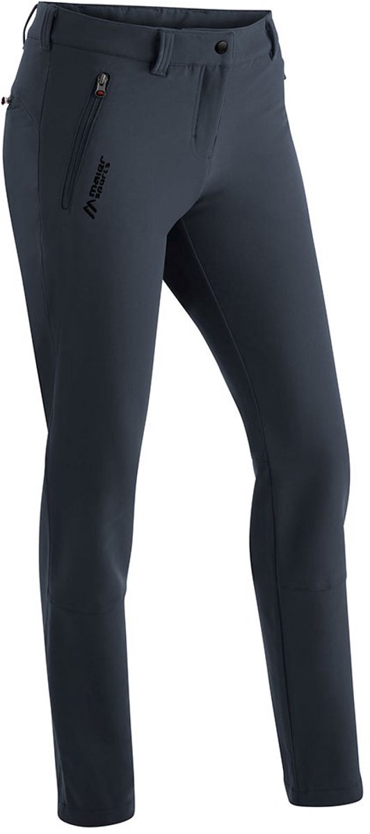 Maier Sports Helga Slim Broek Short Vrouw Zilver