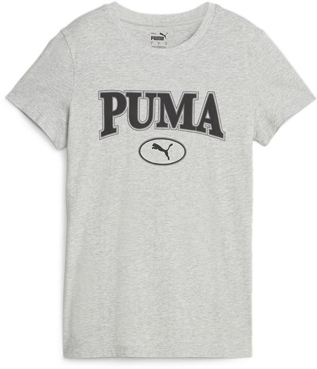 Puma Squad Graphic T T-shirt Met Korte Mouwen L Vrouw Grijs