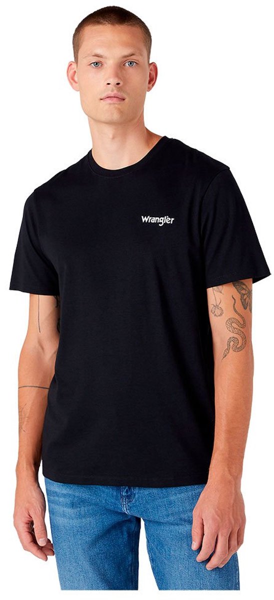 Wrangler Sign Off Regular T-shirt Met Korte Mouwen 2 Eenheden 3XL Man Marineblauw
