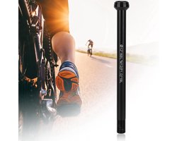 Allecto plus - Fiets Steekas 168 x 12 mm met Schroefdraad 1.0, Aluminium Verlenging Geschikt voor Mountainbike en Racefiets - Vervangende Onderdelen