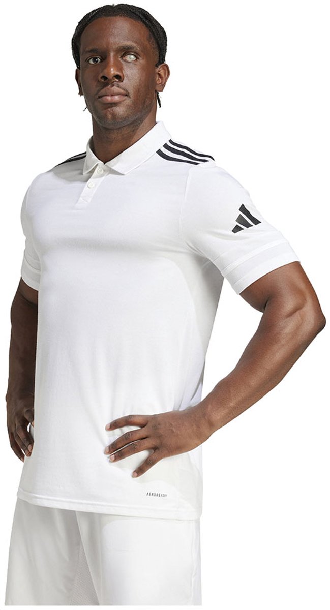 Adidas Squadra 25 Cotton Korte Mouw Poloshirt 2XL Regular Man Zwart