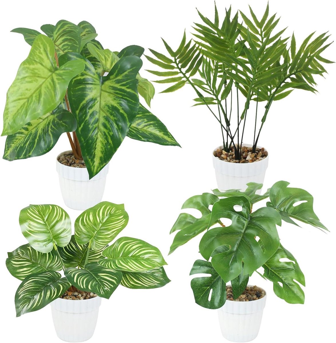 Allecto plus - Kunsttakken en Kunstbloemen - DIY Boeket - Bruiloft Decoratie - 75 Stuks (Wit)