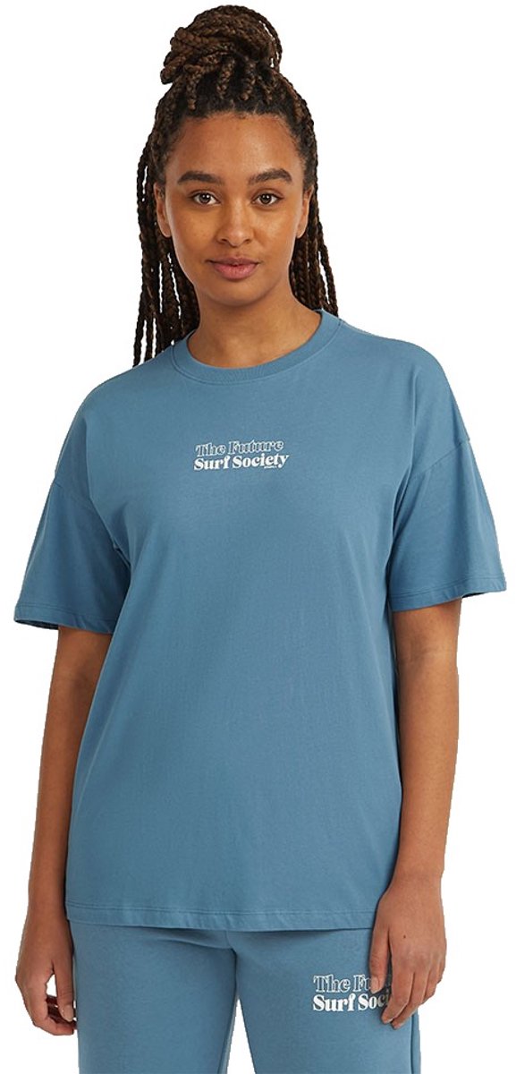 O´neill The Future Surf Society T-shirt Met Korte Mouwen S Vrouw Blauw