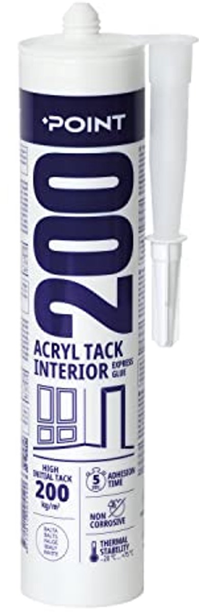 Extra Sterke Montage- en Acryllijm 300 ml - Watervast, Overshilderbaar, Extreem Snel