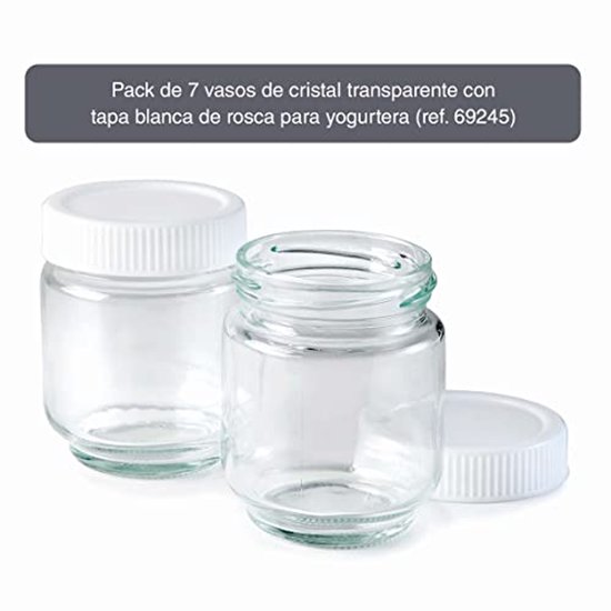 Transparante Yoghurtbekers van Glas met Schroefdeksel - 7 Stuks, 190 ml, BPA-vrij en Vaatwasmachinebestendig — afbeelding 5