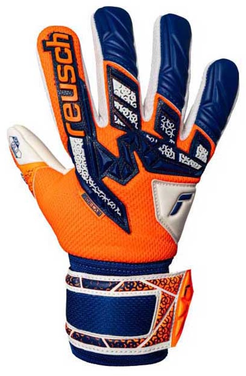 Reusch Attrakt Freegel Gold Nc Junior Keepershandschoenen Oranje 4.5