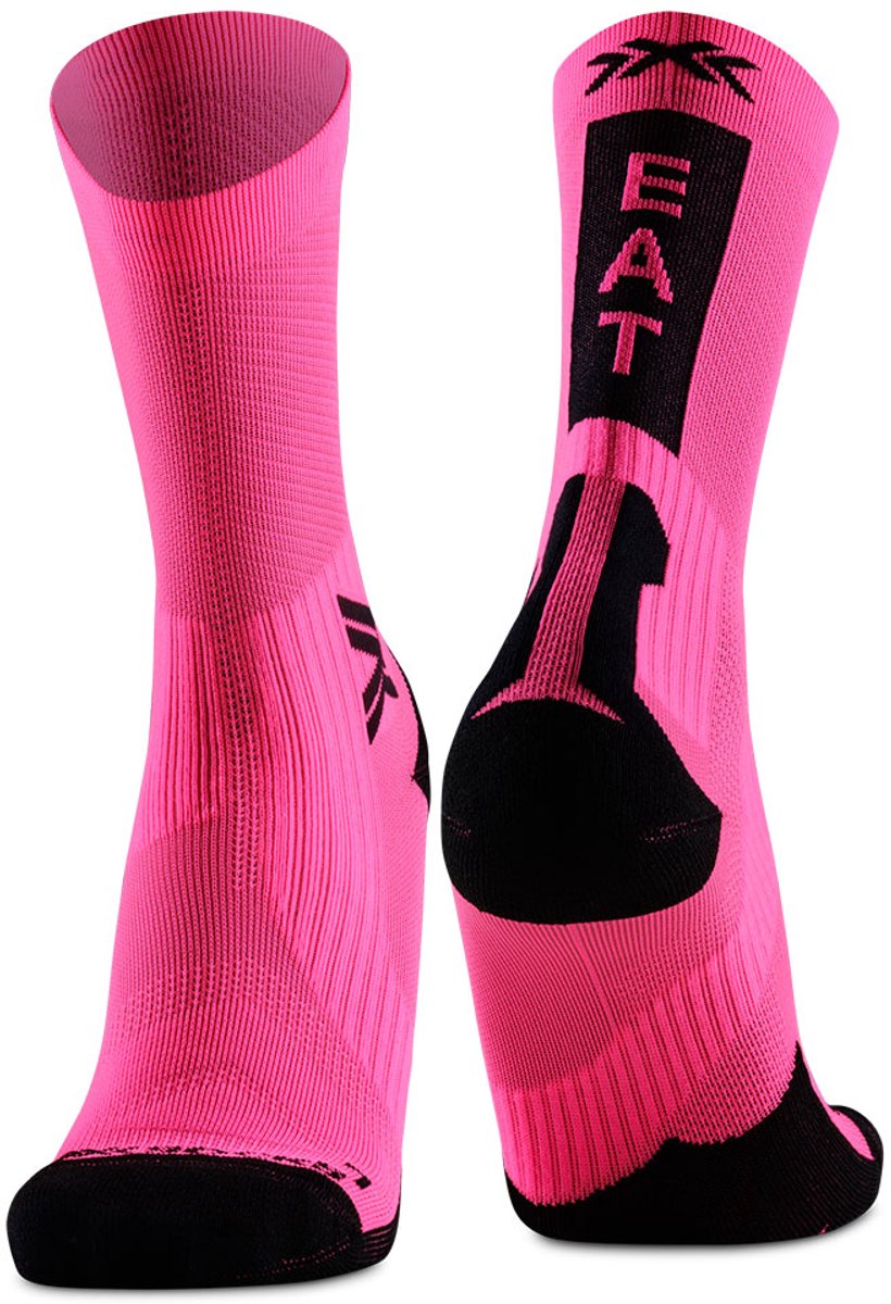 X-Socks Bike Perform Crew Fietssokken Unisex Roze