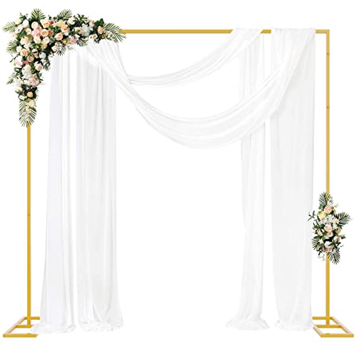 Achtergrondstandaard 8FT x 8FT - Verstelbaar en Draagbaar voor Bruiloften en Feestjes