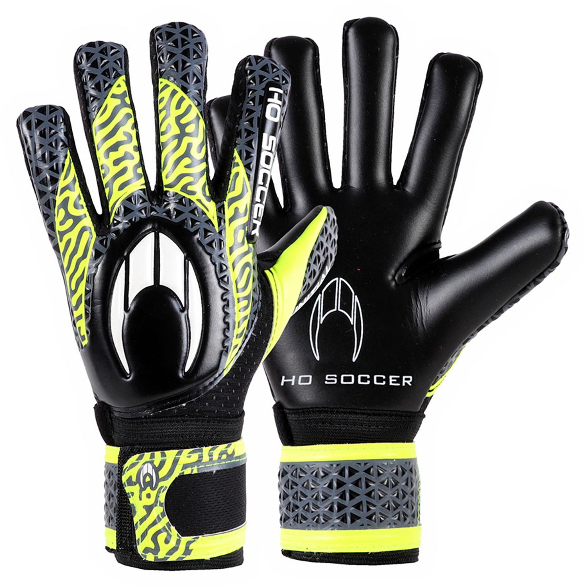 Ho Soccer Initial Arena Ng Junior Keepershandschoenen Geel,Zwart 3.5