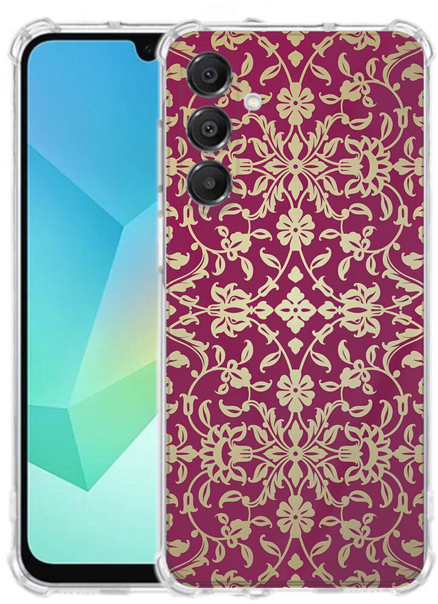 TPU Telefoonhoesje Samsung Galaxy A17 - Barok Pink schokabsorberende backcover