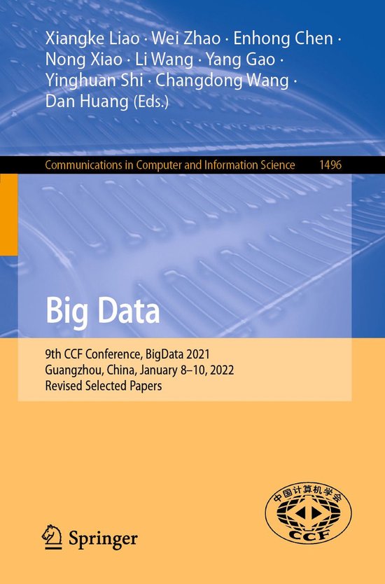 Communications in Computer and Information Science 1496 - Bi ... - cover