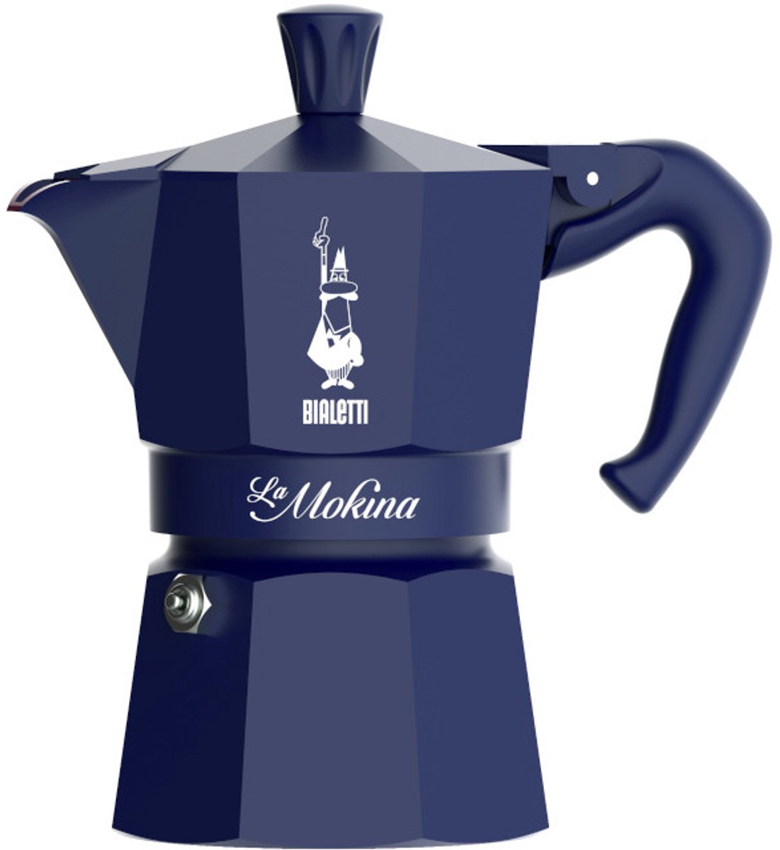 Bialetti 0005411 handmatig koffiezetapparaat Moka Express 40ml (1 kops) Blauw