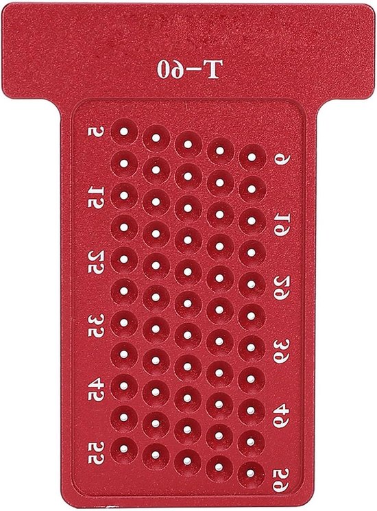 Regla de Garabatos Paralelo, Cribado de Calibración Vernier