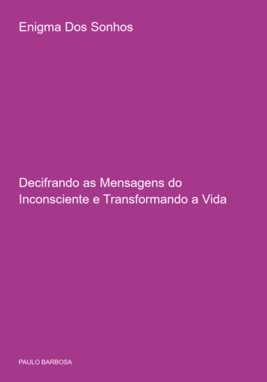 Enigma Dos Sonhos - cover