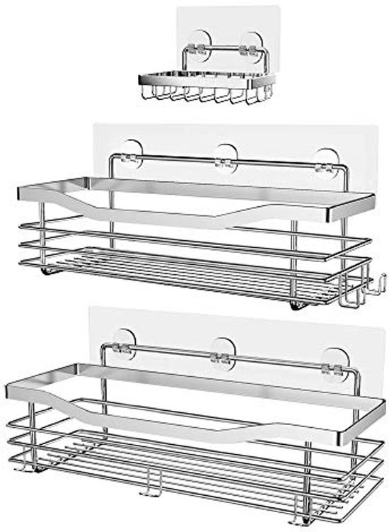yanwuwa Plastic Opbergmand Met Handvat Douche Bakken Shampoo Conditioner Organizer Voor Badkamer Keuken Opslag Mand