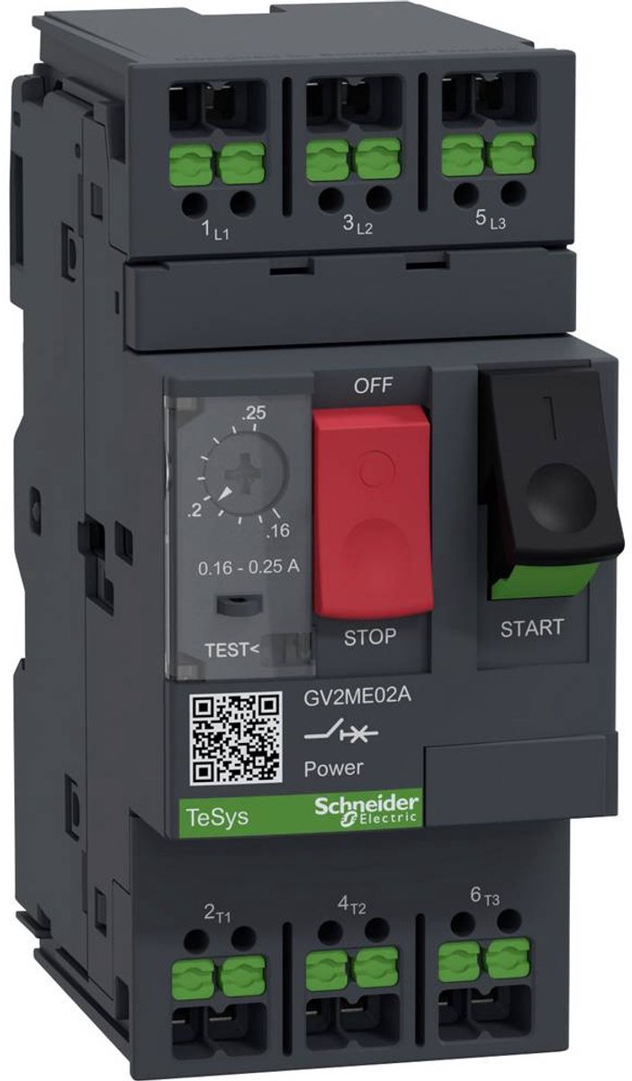 Schneider Electric GV2ME02A Motorbeveiligingsrelais 1 stuk(s)