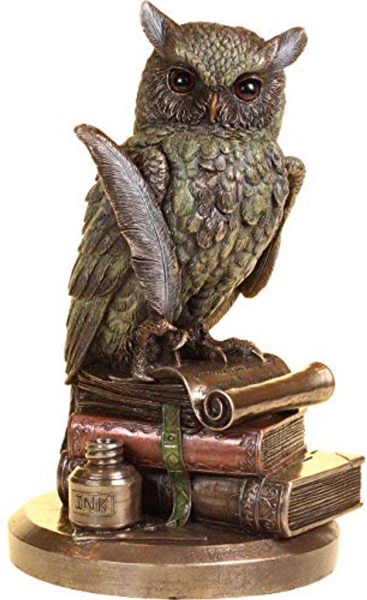 Beeldje van Ulula in Brons 23cm - Fantasy en Gothic Decoratie