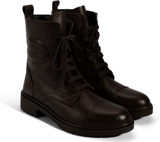 DESA Bottes Cuir Marron Femme Astuce de chaussure: rond Taille: 37 EU