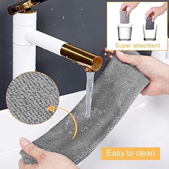 Wasbare telescopische stofdoek met lange handgreep en verwisselbare doeken voor het huishouden van Swiffer — afbeelding 5