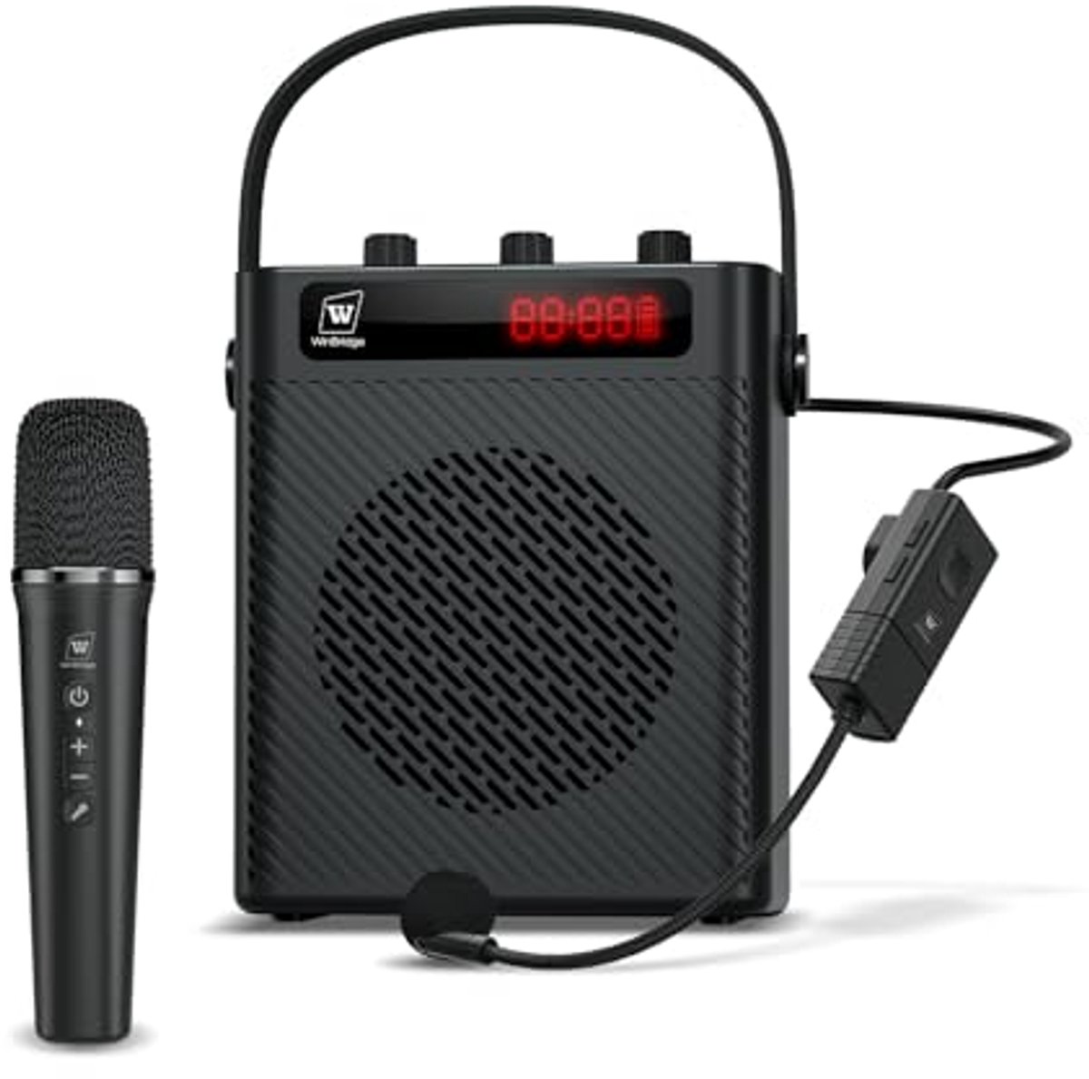Draadloze Microfoon en Draagbare Luidspreker – 40W PA Systeem met Bluetooth en Geluidseffecten