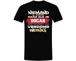 Niemand is perfect, verdomd weinig Oscar - heren - verjaardag - shirt - jarig - vaderdag