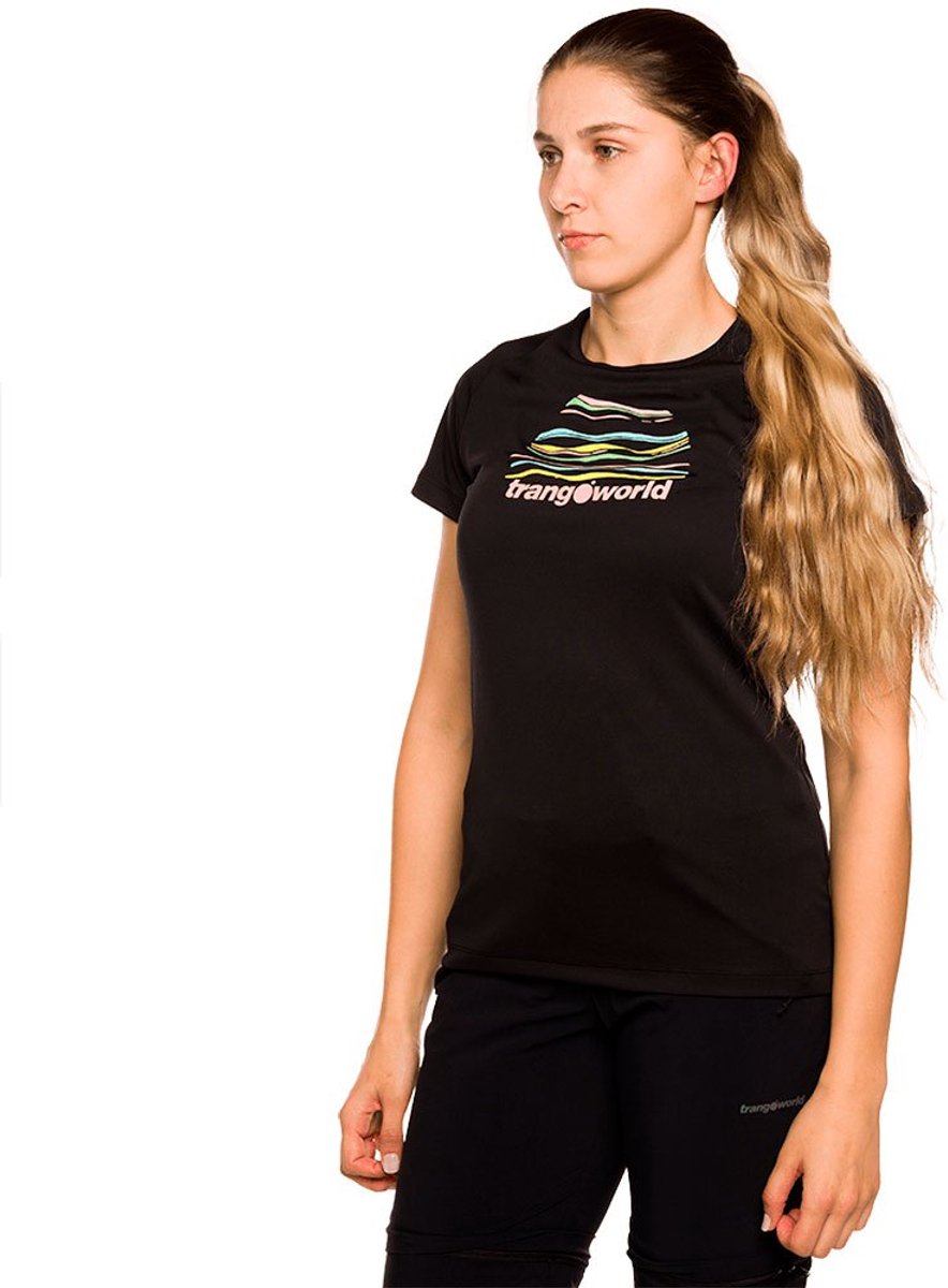 Trangoworld Sihl T-shirt Met Korte Mouwen Vrouw Zwart