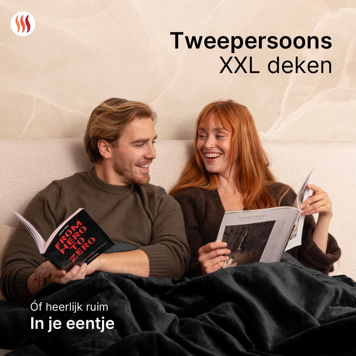 Seranova Elektrische Deken XXL - 180x160 cm - 2 Persoons Bovendeken - Warmtedeken - Dubbelzijdig Fleece Sherpa - Zwart – foto 6