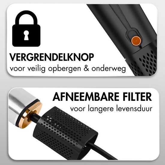 Fer à lisser Sansbeauté® Sanstraight Wet-to-Dry - 2 en 1 - Sèche-cheveux et Fers à lisser - Coldshot - 80℃ à 140℃ - Lisseur vapeur Alternatief